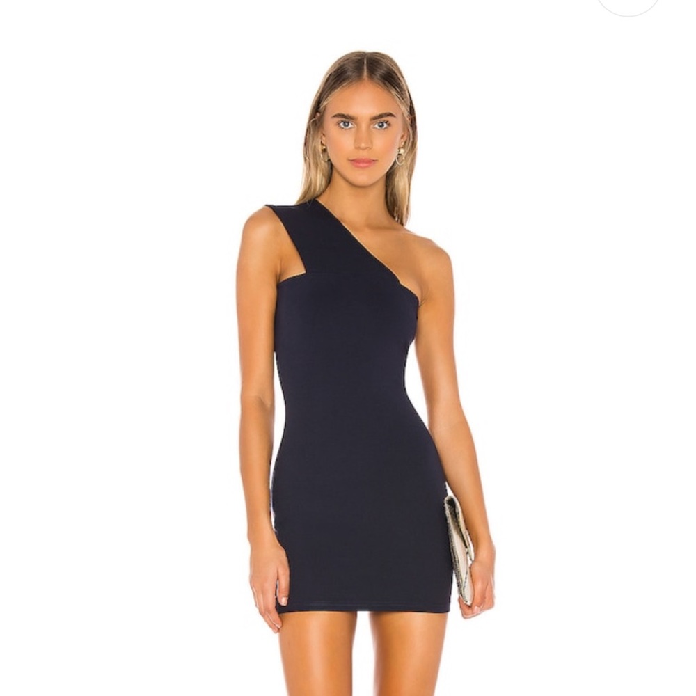 SUPERDOWN one shoulder mini dress